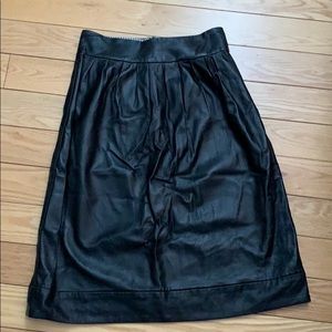 Love & liberty Johnny Was Lambskin Leather skirt